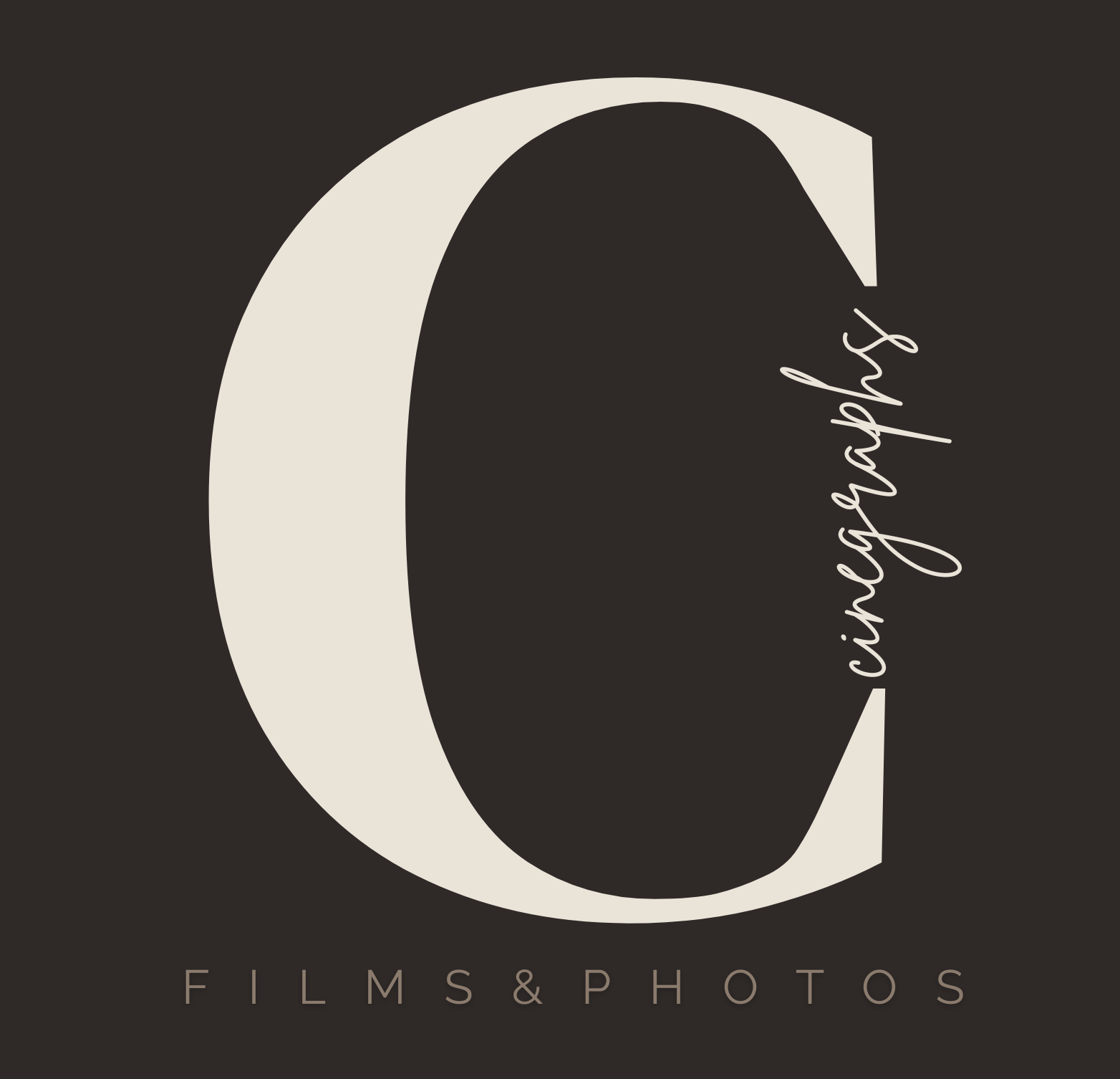 Brown and Beige Minimalist Photography Logo