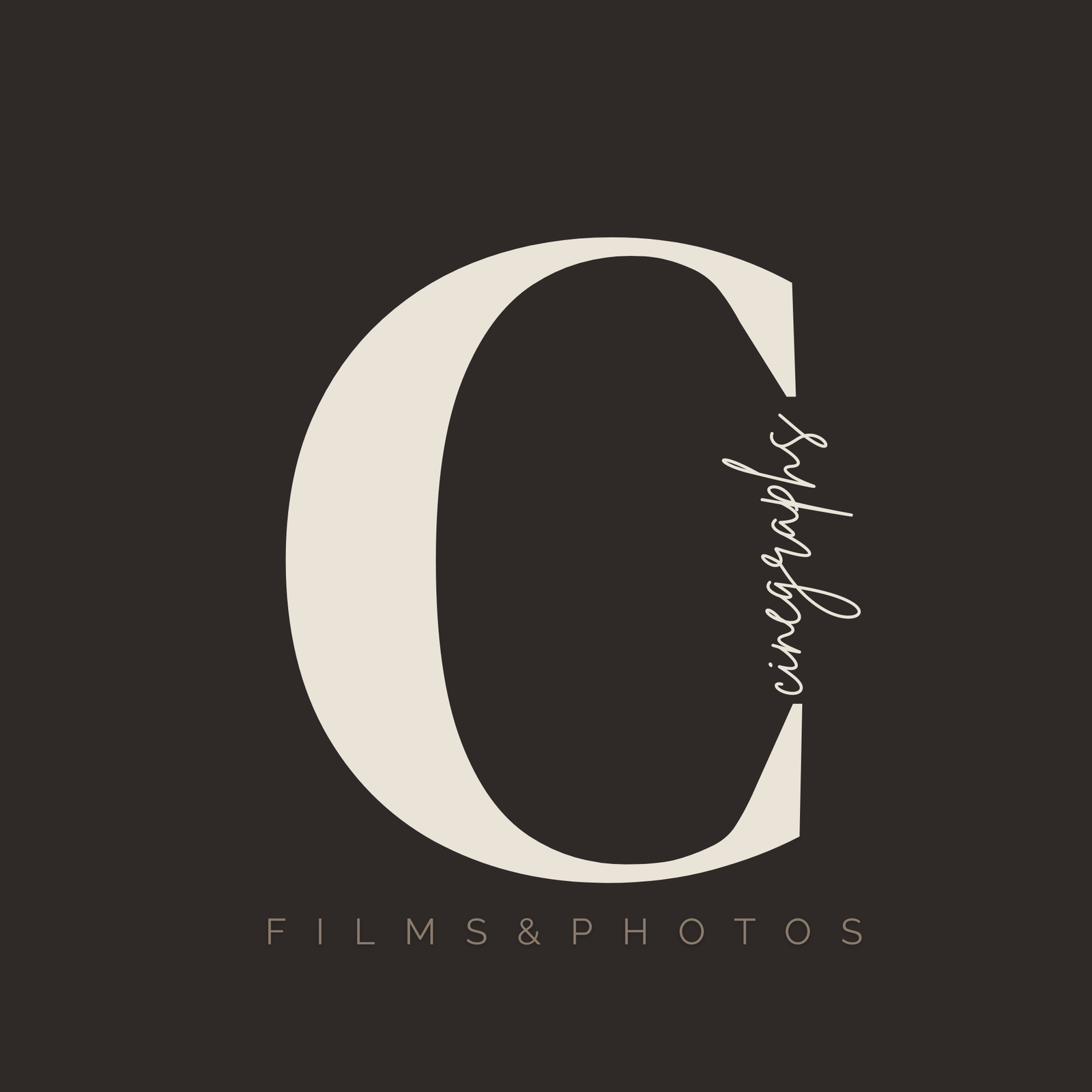 Brown and Beige Minimalist Photography Logo